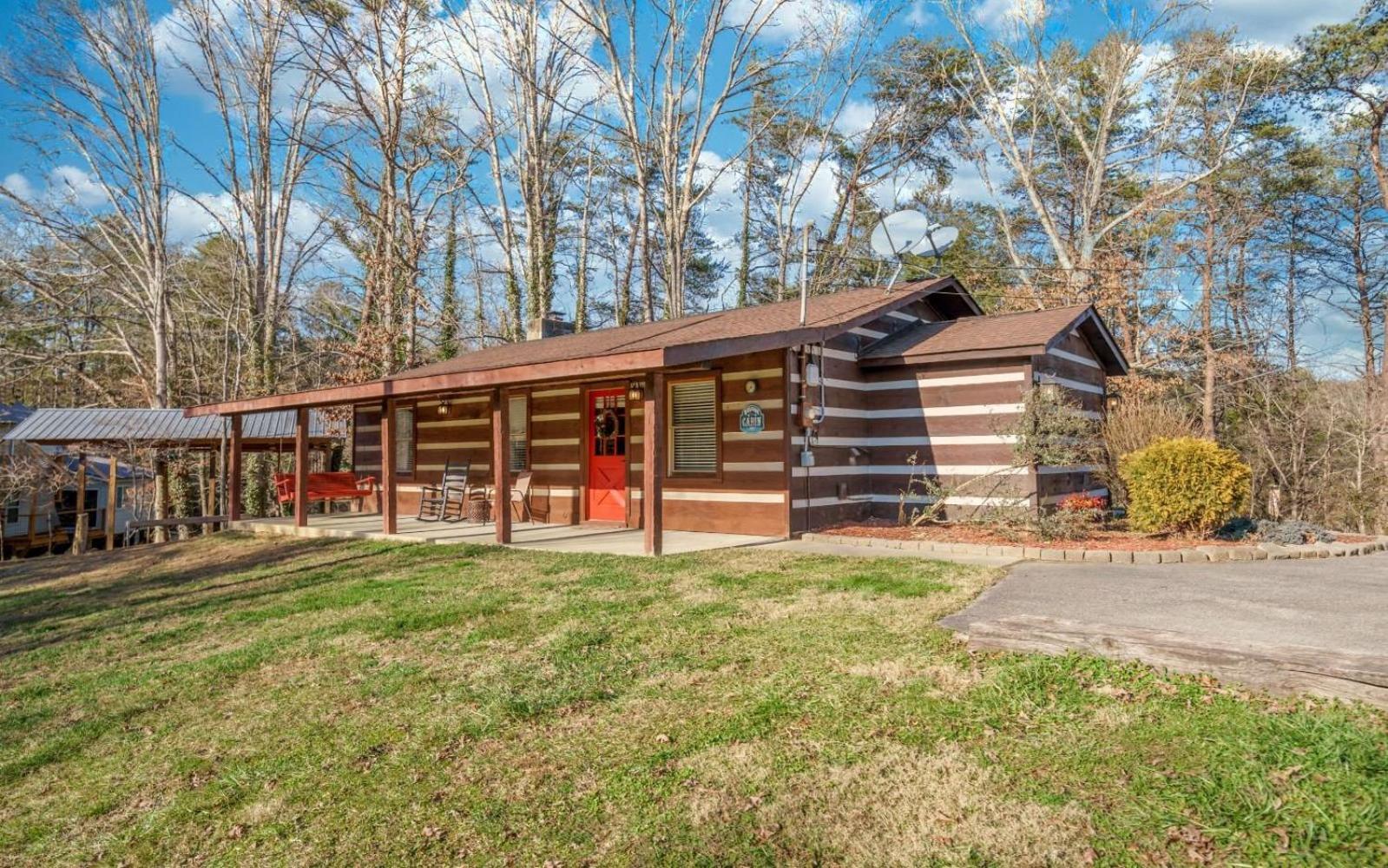 Wooded Bliss Hot Tub Single Level Cabin With No Steps Rocking Chairs And Wooded Views Pigeon Forge Εξωτερικό φωτογραφία